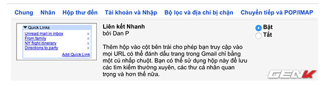 Tính năng của Gmail