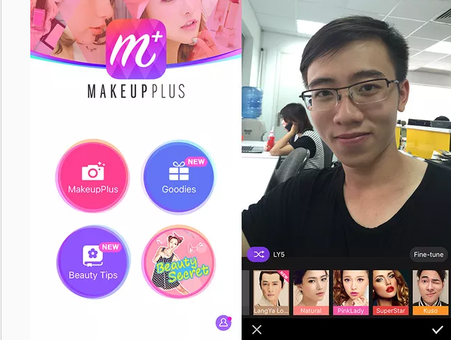 Ứng dụng Makeup Plus