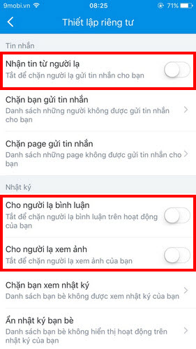 Chặn người lạ tìm kiếm và kết bạn trên Zalo