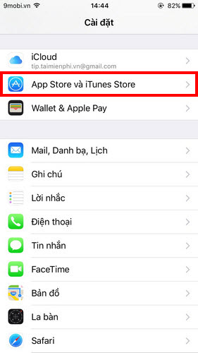 Tắt tự động cập nhật ứng dụng trên iOS 9