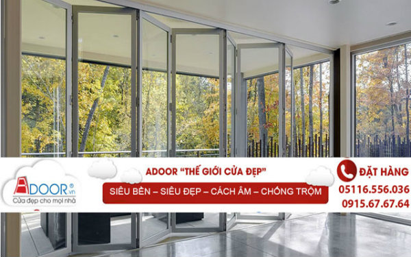 Cửa nhôm Xingfa 6 cánh tại ADoor