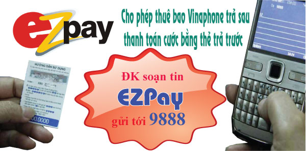 cách đăng ký ezpay cho vinaphone