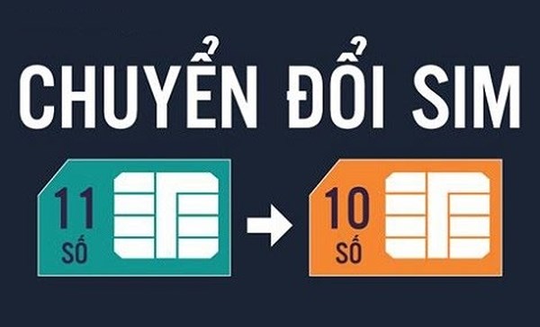 chuyển sim 11 số về 10 số vinaphone