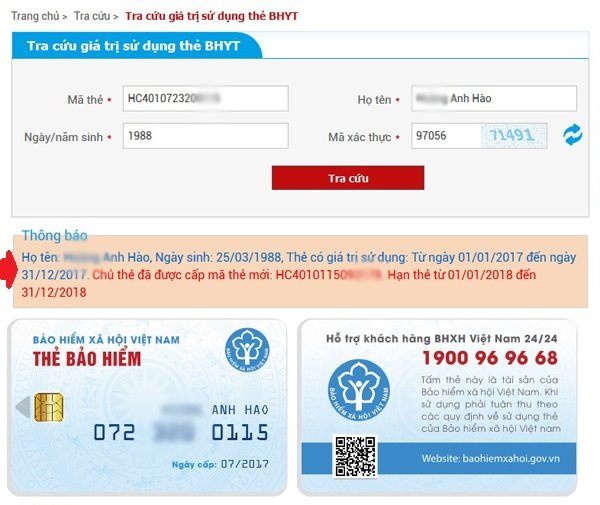 Cách tra cứu thẻ bảo hiểm y tế, sổ bảo hiểm xã hội Online